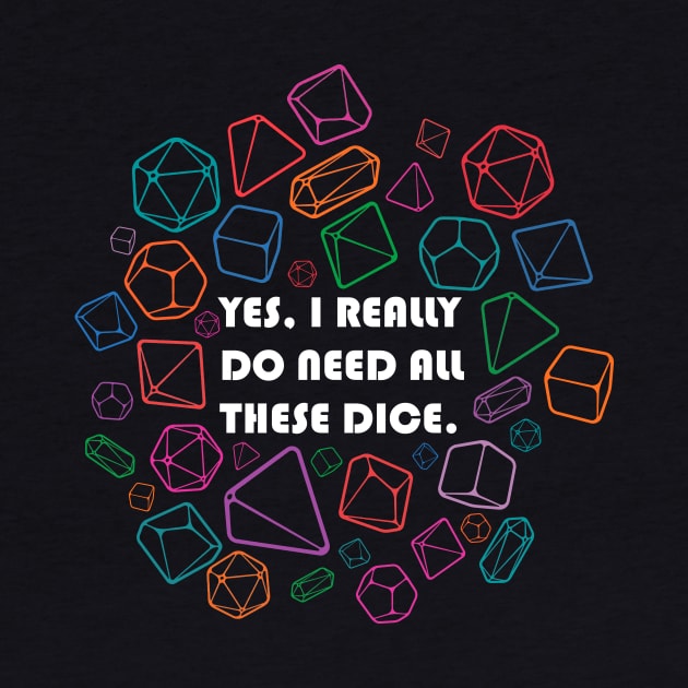 Yes, I Really Do Need All These Dice by CrowleyCreations